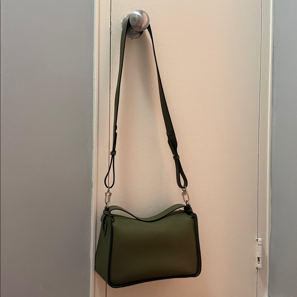 THEHORSE Clementine Bag NWOT in Olive Pebbled Leather - Picture 4 of 16